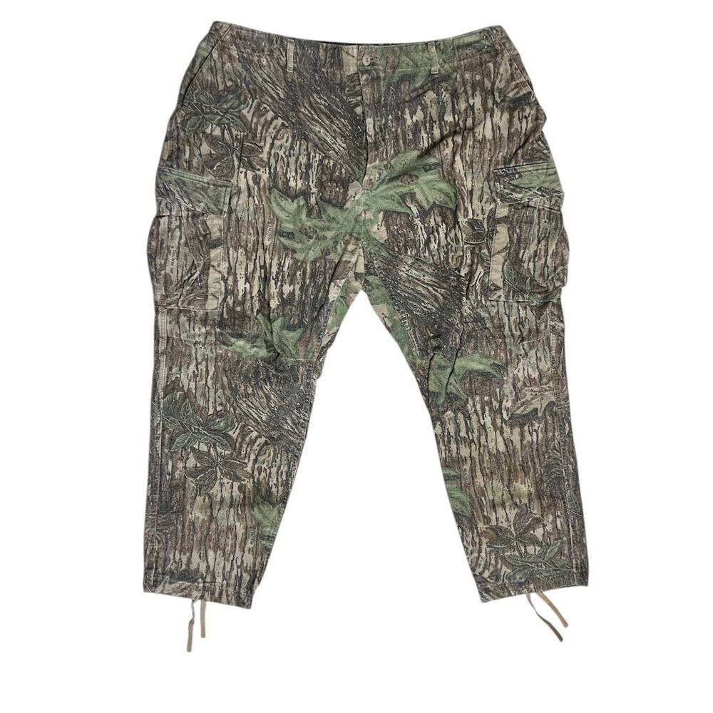 Rattlers Brand Realtree Camouflage Chamois Cloth Flannel Cargo Hunting Pants XXL